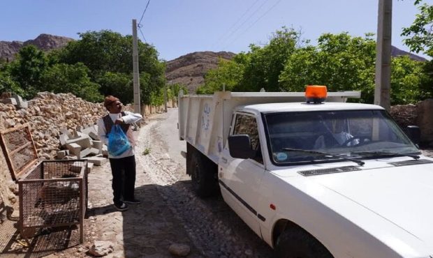 آغاز تفکیک زباله در روستای قلعه بالای بیارجمند