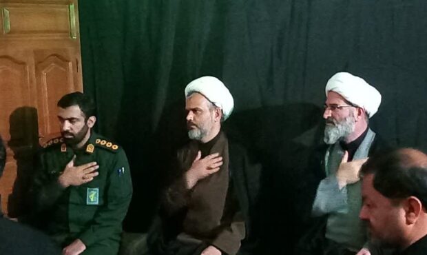 کلاته خیج غرق نور ایمان و یاد زهرا